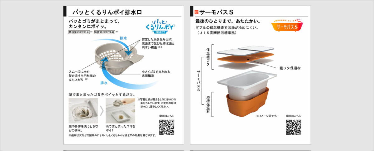 バスルームの仕様