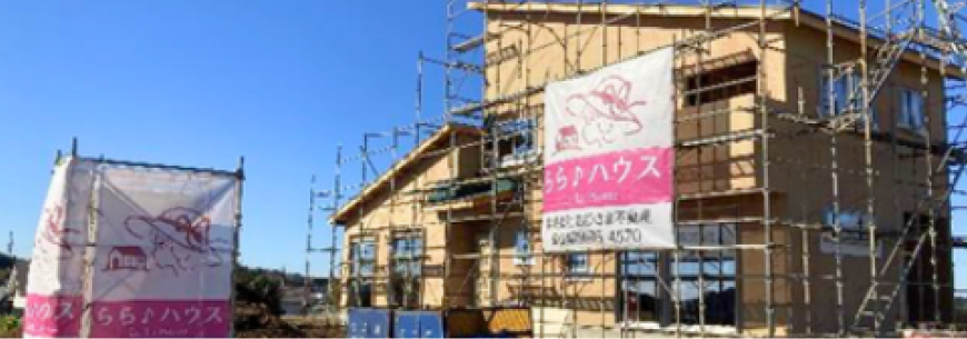 らら♪ハウスの耐力壁全面施工